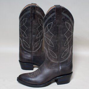 Womens Alvies Size 6.5 B Austin Originals The Guadalupe Leather Western Boot